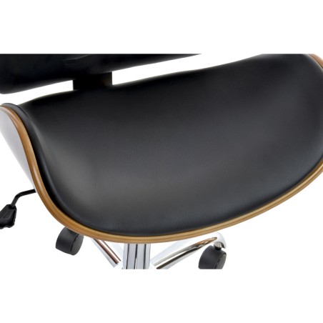 Sedia DKD Home Decor Marrone Nero Argentato 52 x 58,5 x 98 cm