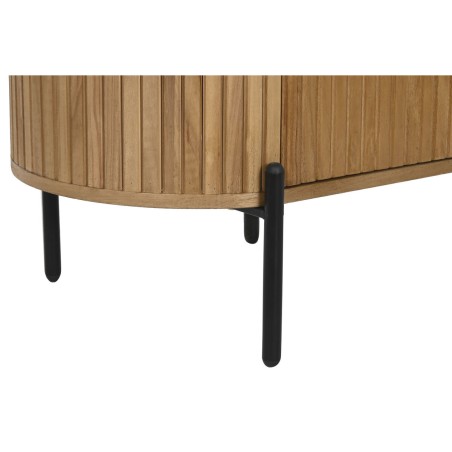 Table de Nuit Home ESPRIT Naturel Métal Bois de paulownia 60 x 43 x 5