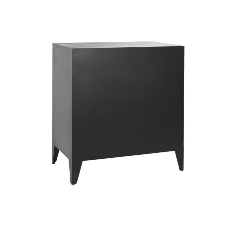 Ladenkast Home ESPRIT Zwart Metaal Loft 75 x 45 x 80 cm