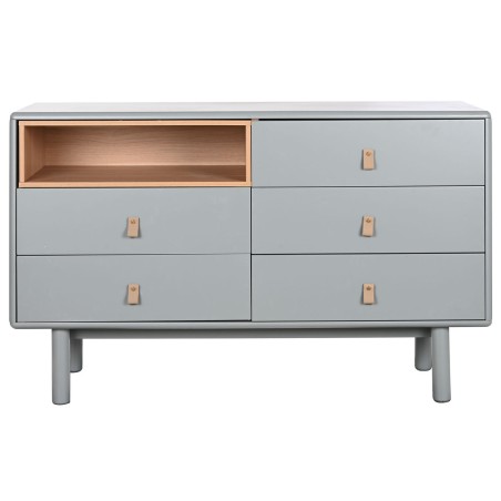Kommode Home ESPRIT Blau Grau natürlich Polypropylen Holz MDF 120 x 4
