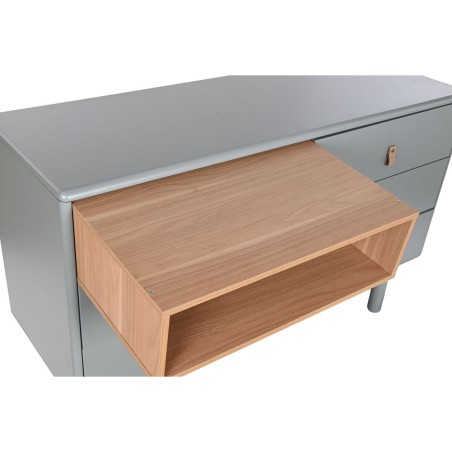 Commode Home ESPRIT Bleu Gris Naturel polypropylène Bois MDF 120 x 40