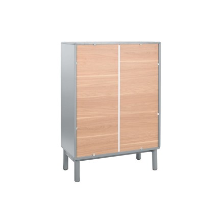 Schubladenschrank Home ESPRIT Blau Grau Polypropylen Holz MDF 80 x 40 2