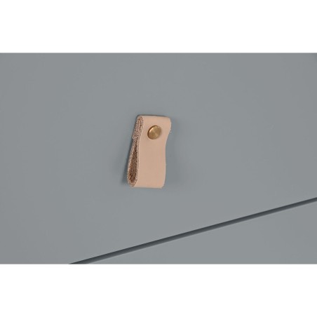 Caisson à Tiroirs Home ESPRIT Bleu Gris polypropylène Bois MDF 80 x