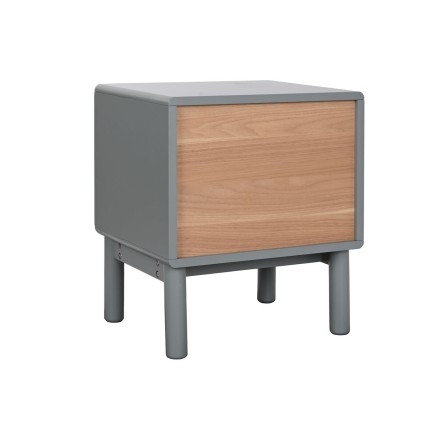 Nightstand Home ESPRIT Blue Grey Natural MDF Wood 48 x 40 x 55 cm 2