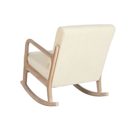Schaukelstuhl Home ESPRIT Weiß natürlich Kautschukholz 66 x 88 x 78 2