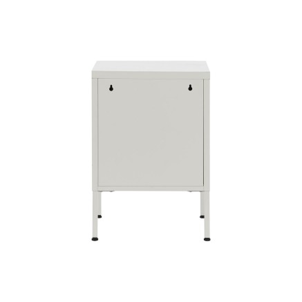 Nachttisch Home ESPRIT Weiß Metall 35 x 35 x 51 cm 2