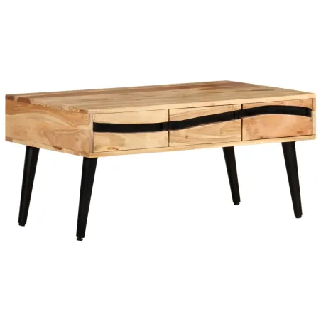 Table basse 88x50x42 cm Bois d'acacia solide
