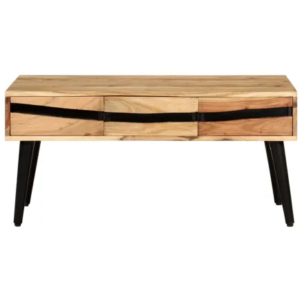 Table basse 88x50x42 cm Bois d'acacia solide 2