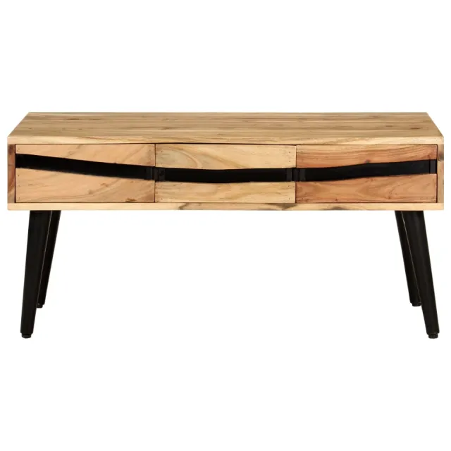 Table basse 88x50x42 cm Bois d'acacia solide