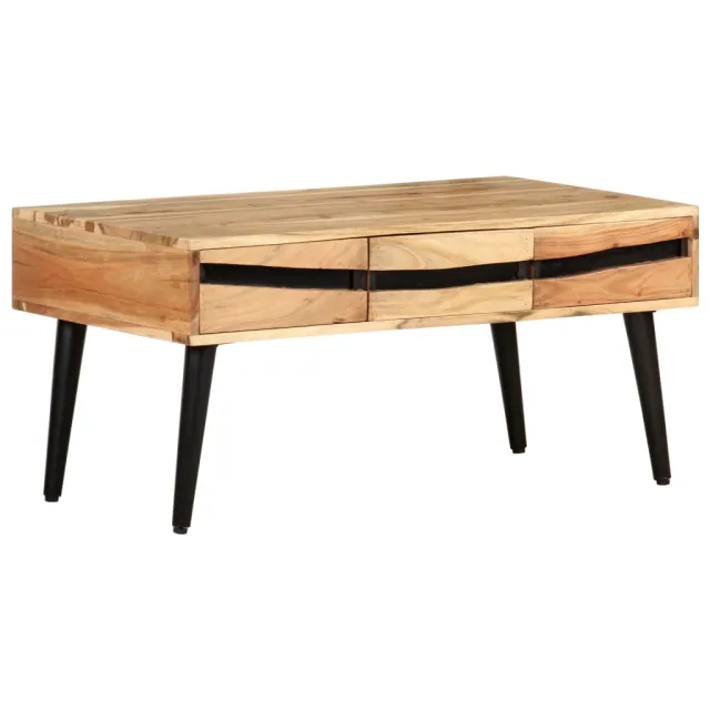 Table basse 88x50x42 cm Bois d'acacia solide