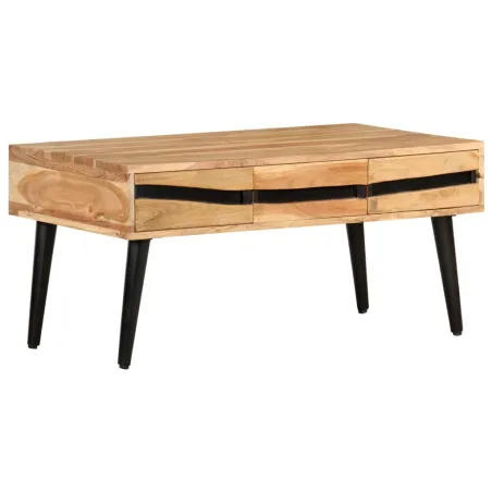 Table basse 88x50x42 cm Bois d'acacia solide