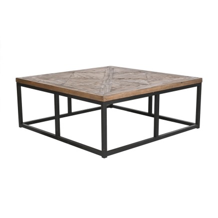 Hoofdtafel Home ESPRIT Hout Metaal 120 x 120 x 45 cm