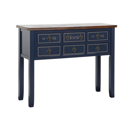 Gang Home ESPRIT Bruin Marineblauw 103 x 35 x 80 cm