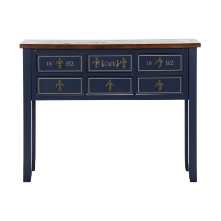 Gang Home ESPRIT Bruin Marineblauw 103 x 35 x 80 cm