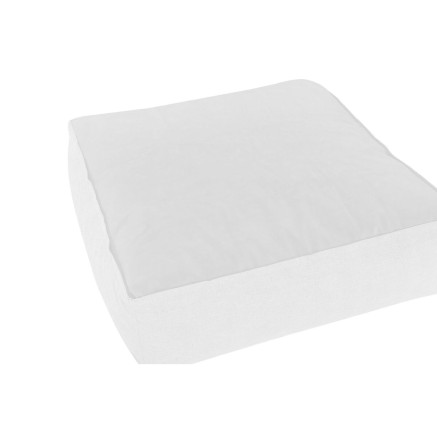 Puff Home ESPRIT Beige 87 x 87 x 32 cm 2
