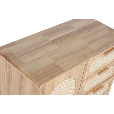 Anrichte Home ESPRIT natürlich Metall Rattan Kautschukholz 73,5 x 35