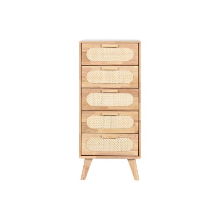 Ladenkast Home ESPRIT Natuurlijk Metaal Rubberwood 40 x 30 x 78 cm