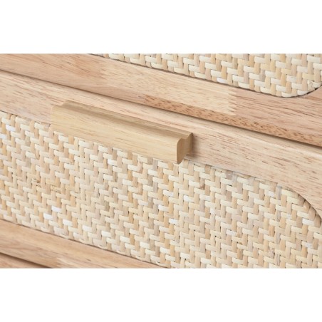 Ladenkast Home ESPRIT Natuurlijk Metaal Rubberwood 40 x 30 x 78 cm