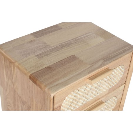 Ladenkast Home ESPRIT Natuurlijk Metaal Rubberwood 40 x 30 x 78 cm