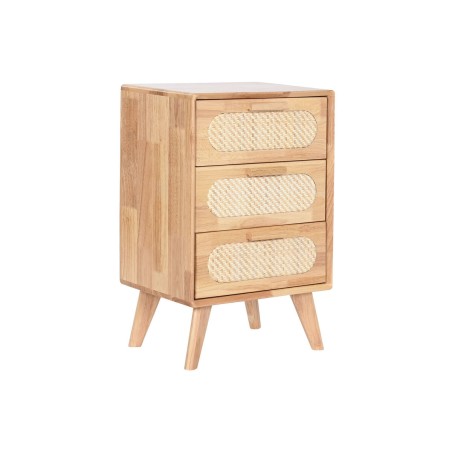 Caisson à Tiroirs Home ESPRIT Naturel Métal Bois d'hévéa 40 x 30 x