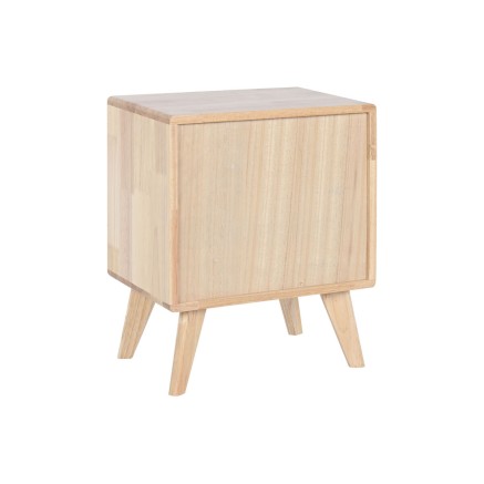 Nightstand Home ESPRIT Wood Metal Rattan 40 x 30 x 48 cm 2