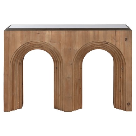 Recibidor Home ESPRIT Marrón Negro 122 x 30 x 80 cm 2