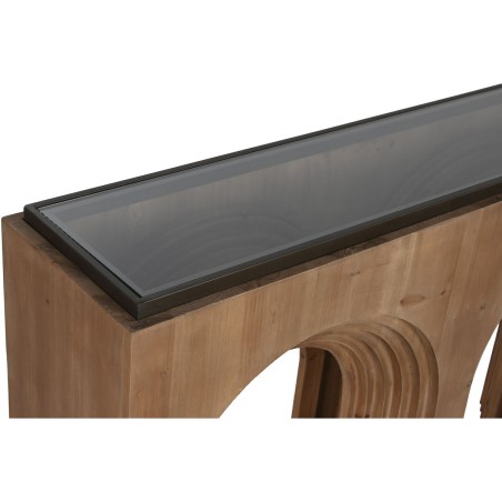 Recibidor Home ESPRIT Marrón Negro 122 x 30 x 80 cm