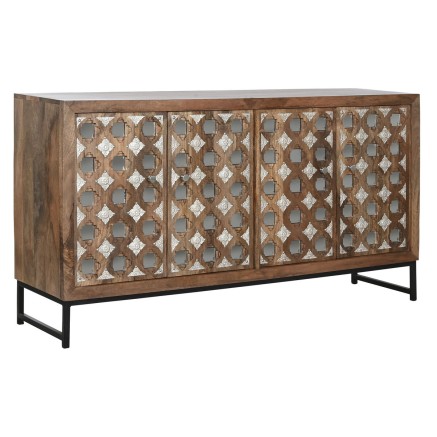 Anrichte Home ESPRIT Braun Schwarz Silberfarben natürlich Mango-Holz