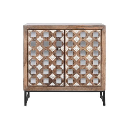 Dressoir Home ESPRIT Bruin Zwart Zilverkleurig Natuurlijk Mangohout Sp