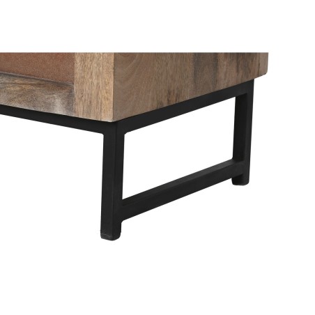 Aparador Home ESPRIT Marrón Negro Plateado Natural Madera de mango Es