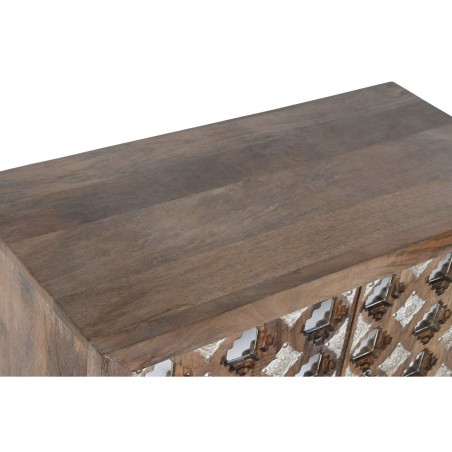 Dressoir Home ESPRIT Bruin Zwart Zilverkleurig Natuurlijk Mangohout Sp