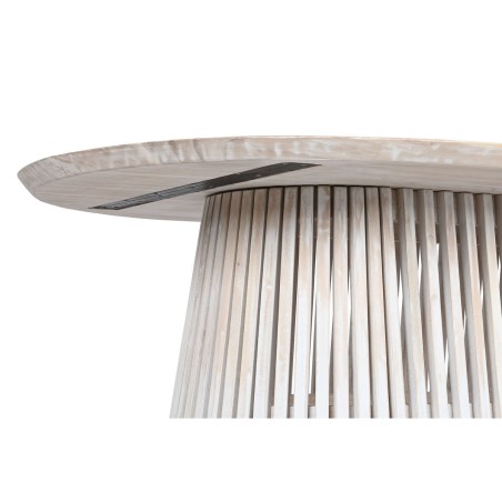 Table de Salle à Manger Home ESPRIT Blanc bois mindi 180 x 100 x 75 c