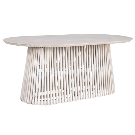 Table de Salle à Manger Home ESPRIT Blanc bois mindi 180 x 100 x 75 c