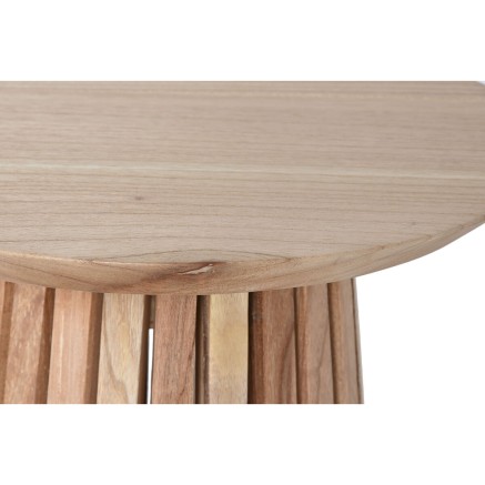 Small Side Table Home ESPRIT Natural Mindi wood 40 x 40 x 60 cm 2