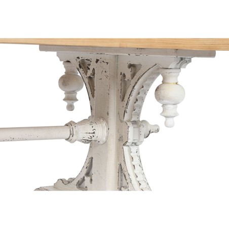 Tavolino da Caffè Home ESPRIT Bianco Naturale Legno di abete Legno MD