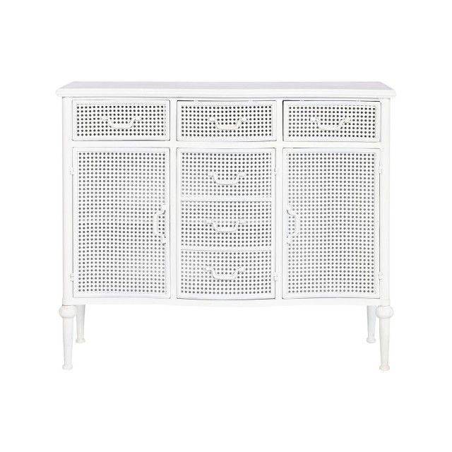 Buffet Home ESPRIT Blanc Métal 101 x 42 x 85 cm