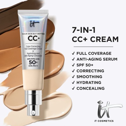 CC Cream It Cosmetics Your Skin But Better Beige Medium Spf 50 1 L 2