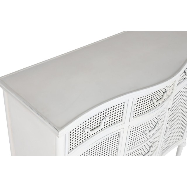 Aparador Home ESPRIT Blanco Metal 101 x 42 x 85 cm