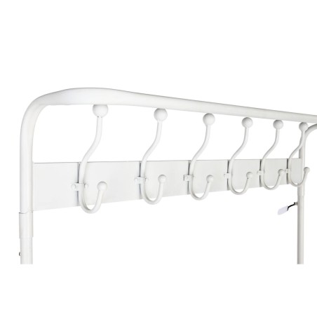 Perchero con Balda Home ESPRIT Blanco Metal Loft 110 x 36 x 186 cm