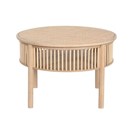 Table Basse Home ESPRIT Naturel Bois d'épicéa 75 x 75 x 49 cm 2