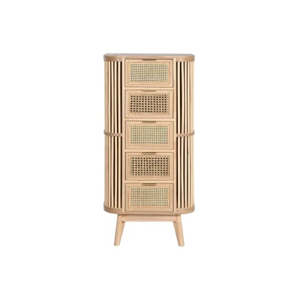 Schubladenschrank Home ESPRIT Gold natürlich Tanne 48 x 35 x 105 cm 2