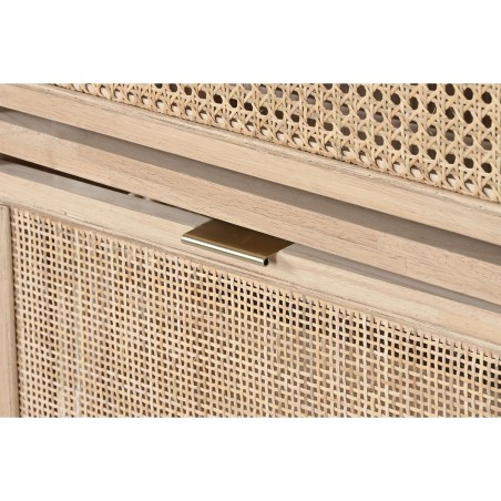 Schoenenrek Home ESPRIT Gouden Natuurlijk Rotan Sparrenhout Tropisch 7