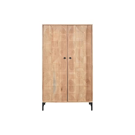 Credenza Home ESPRIT Marrone Metallo Acacia 90 x 40 x 161 cm 2