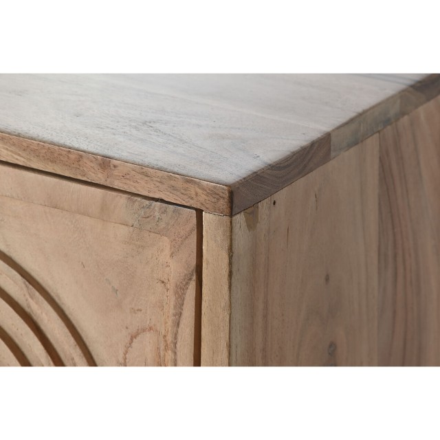 Dressoir Home ESPRIT Bruin Zwart Metaal Acacia 145 x 40 x 80 cm
