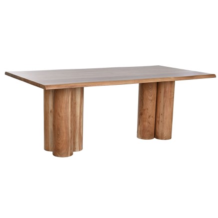 Mesa de Comedor Home ESPRIT Marrón Natural Madera de acacia 200 x 100