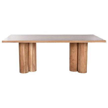 Mesa de Comedor Home ESPRIT Marrón Natural Madera de acacia 200 x 100 2