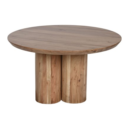 Table Basse Home ESPRIT Marron Naturel Bois d'acacia 80 x 80 x 45 cm 2