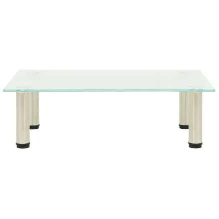 Meuble TV Givré 60x35x17 cm Verre trempé 2