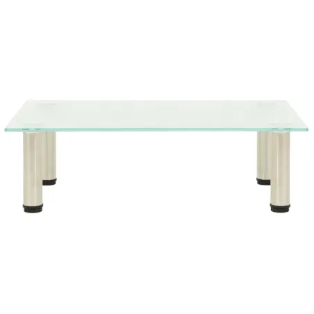 Meuble TV Givré 60x35x17 cm Verre trempé