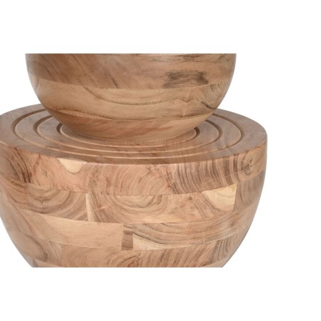 Table de Salle à Manger Home ESPRIT Marron Naturel Acacia 115 x 115 x